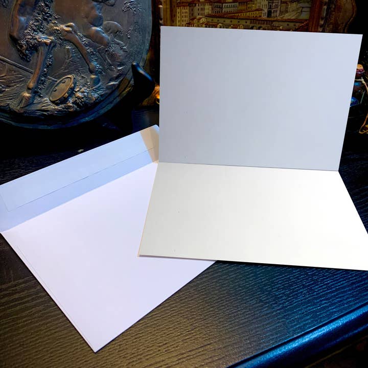 Ebon et Noir LLC - Venta al por mayor Tarjetas de felicitación - Mujer victoriana con alas de duendecillo, juego de tarjetas de felicitación de Halloween, con sobres blancos, 5 x 7 pulgadas3