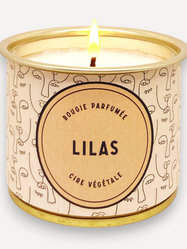 Miss Lilas - Vegetable Candle with Lilac Fragrance 160g for wholesale by Maona
