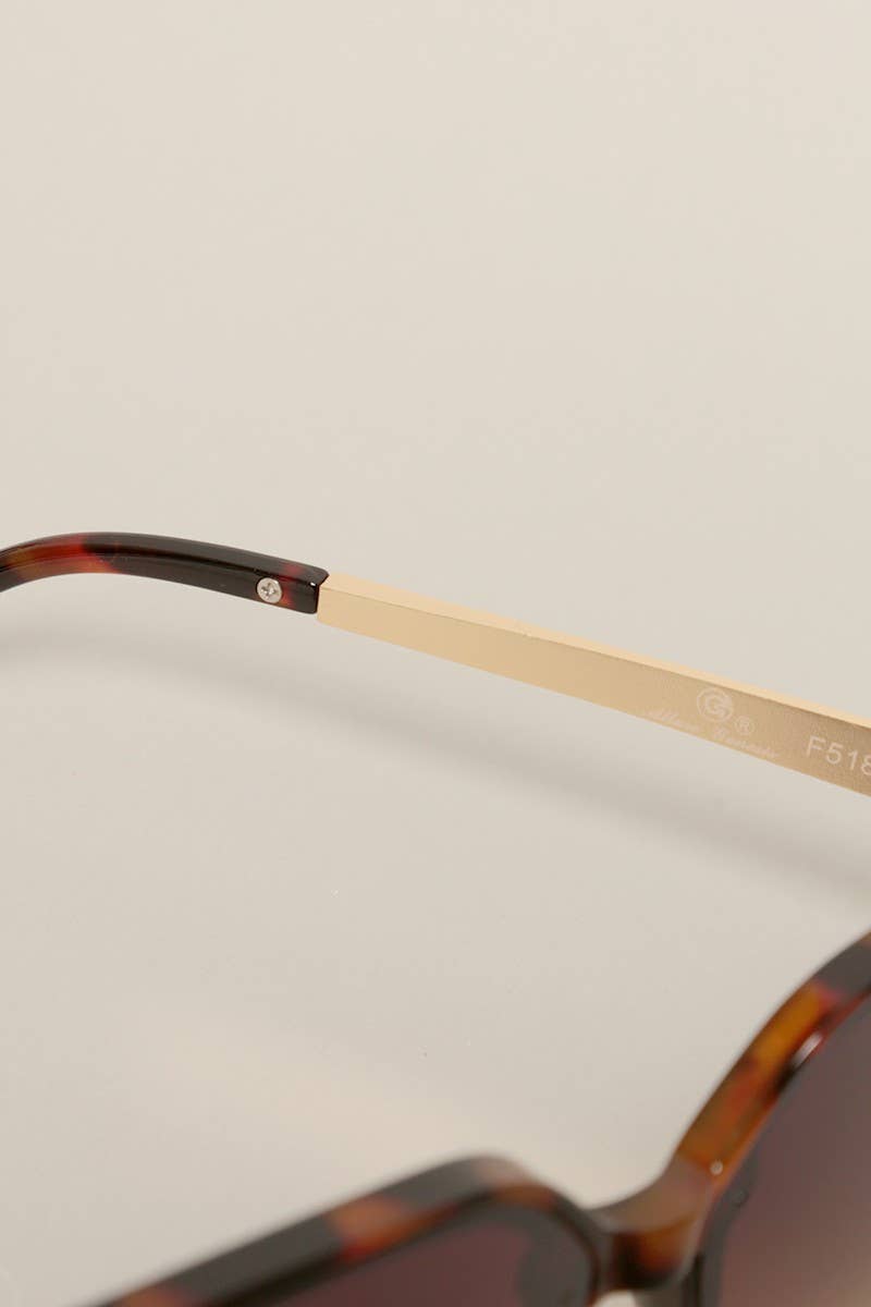 12 BLANDADE FÄRG Kvinnors rektangulära form överdimensionerade solglasögon för wholesale på Faire11