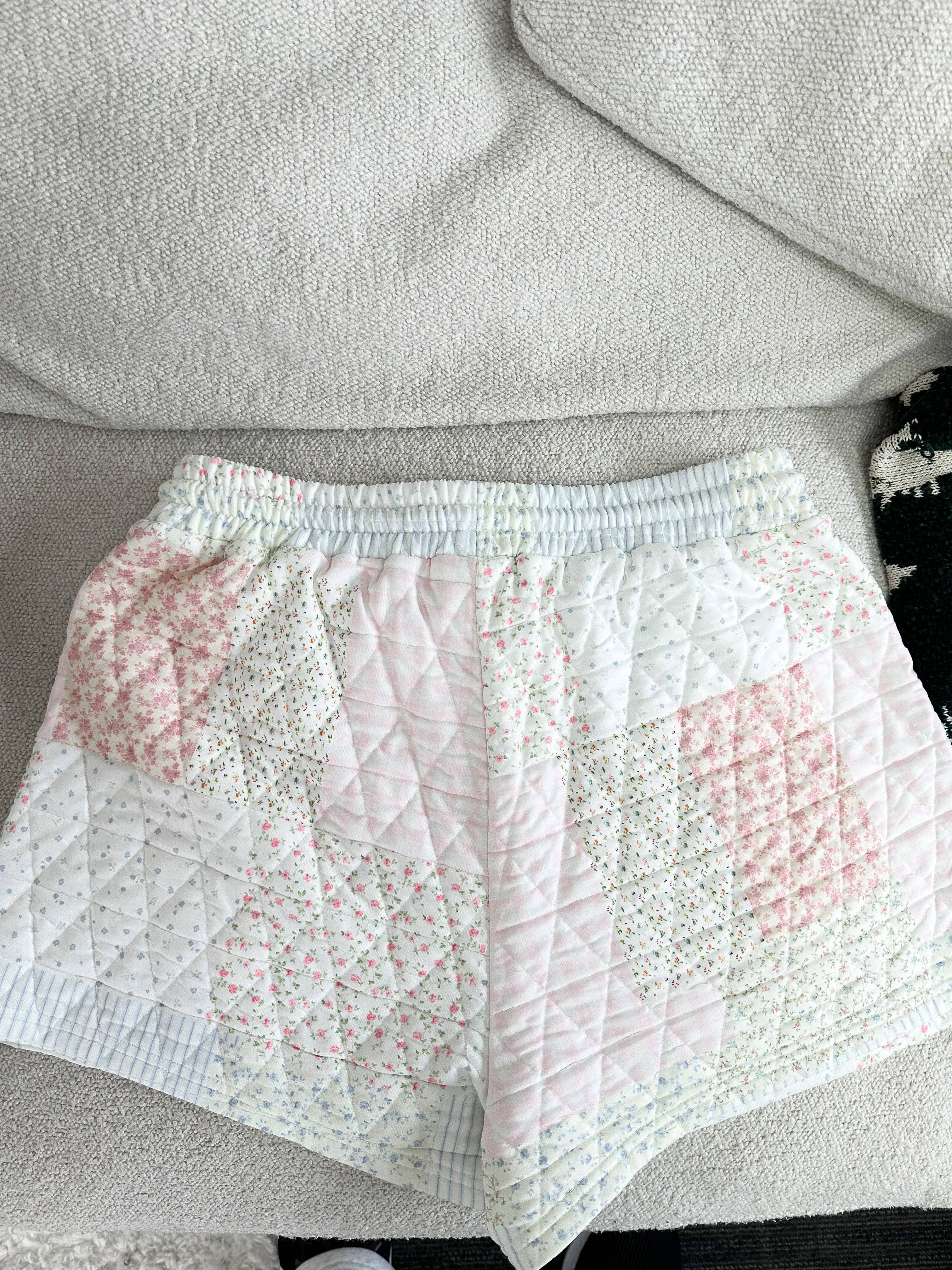 Quilted Pastel Shorts for wholesale on Faire7