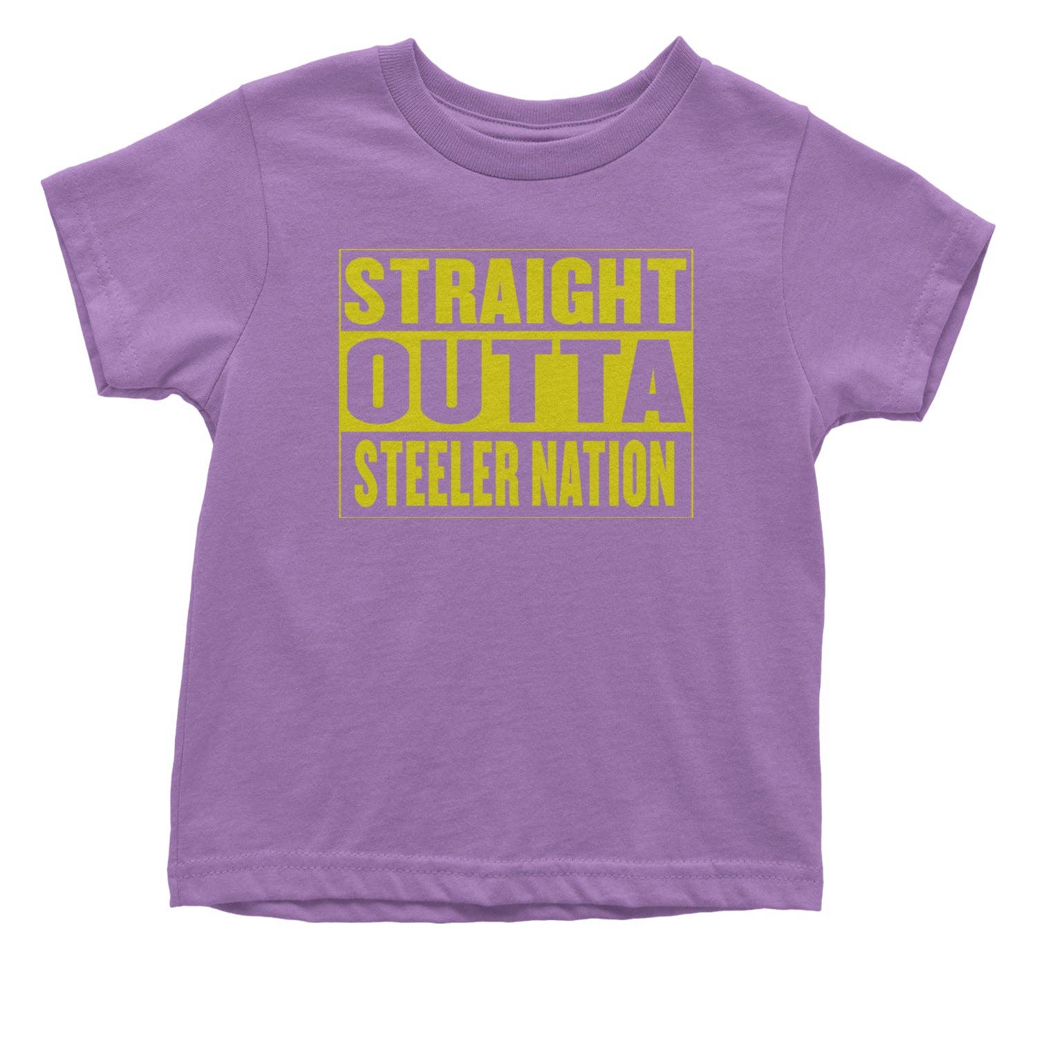 Expression Tees - Vente Body (sans pieds) – bébé - Body une pièce et t-shirt de football Straight Outta Steeler Nation pour bébé12