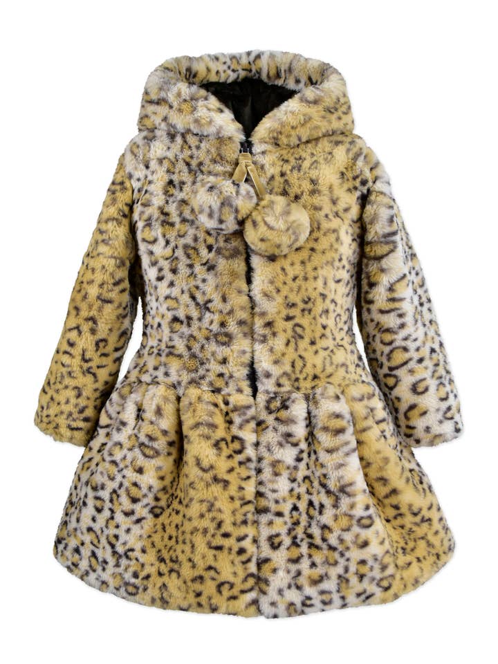 American Widgeon - Wholesale Coat - Kids - Hooded Pompon Coat 3632T-LPC-OP