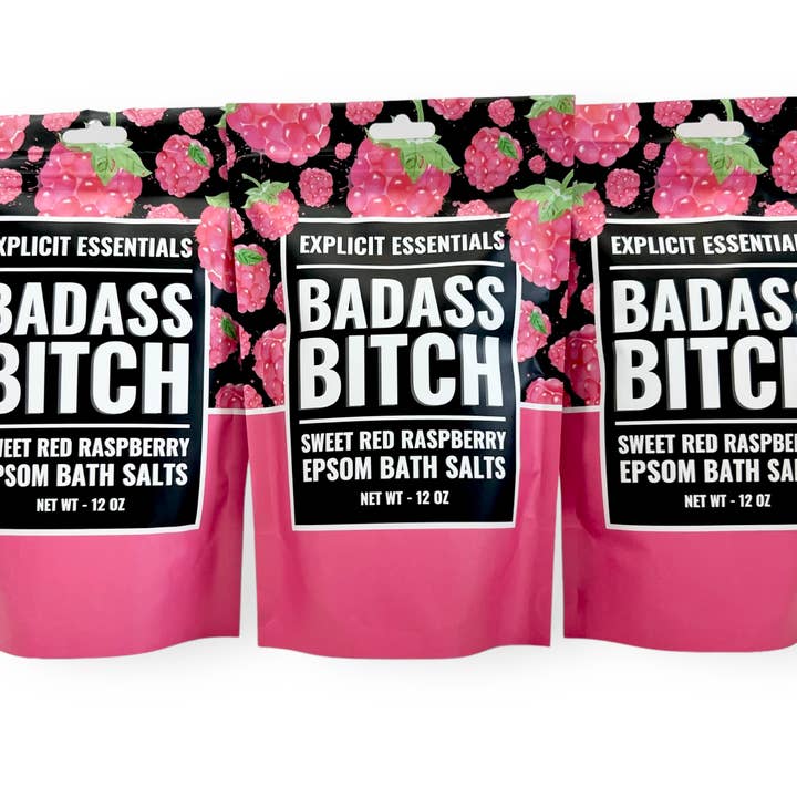 Explicit Essentials - Wholesale Bath Salts - Bad Ass Bitch Bath Salts 12oz Bag 8