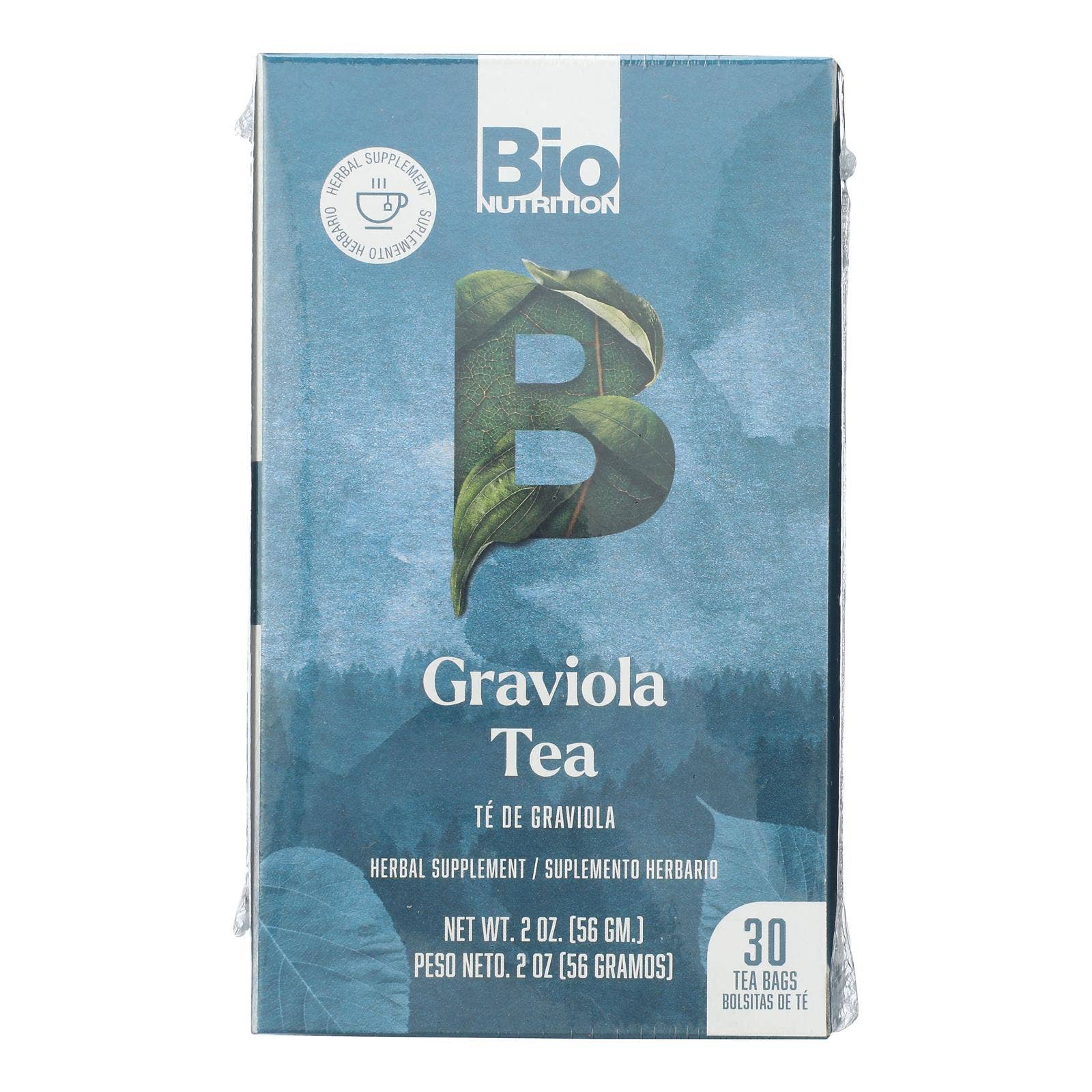 Everyday Supply Co - Wholesale Health/Detox Tea - Bio Nutrition - Inc Tea - Graviola - 30 bags0