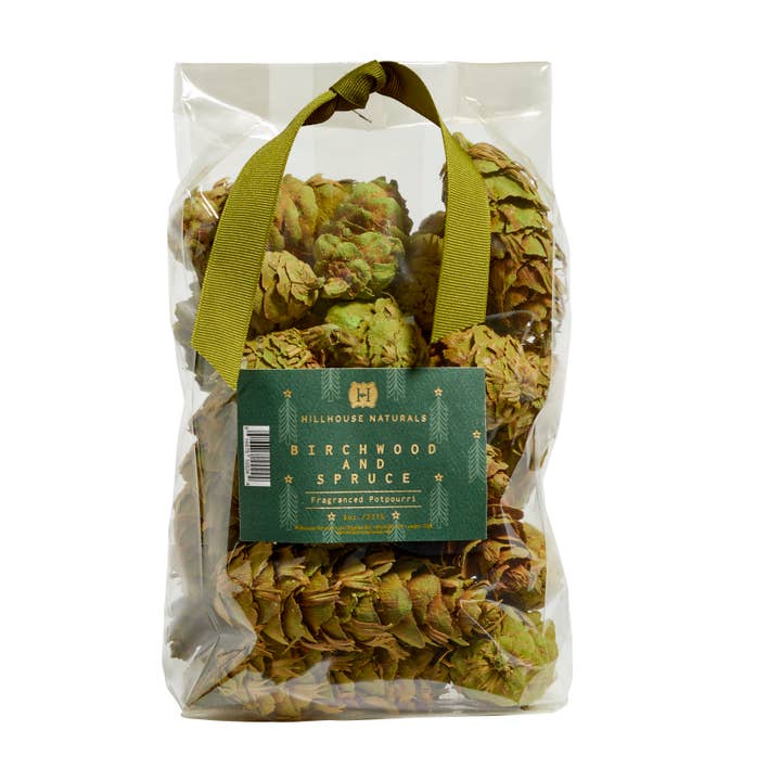 Birchwood & Spruce Potpourri Pine Cones 8oz. Ctn.12 for wholesale by Hillhouse Naturals/Field+Fleur