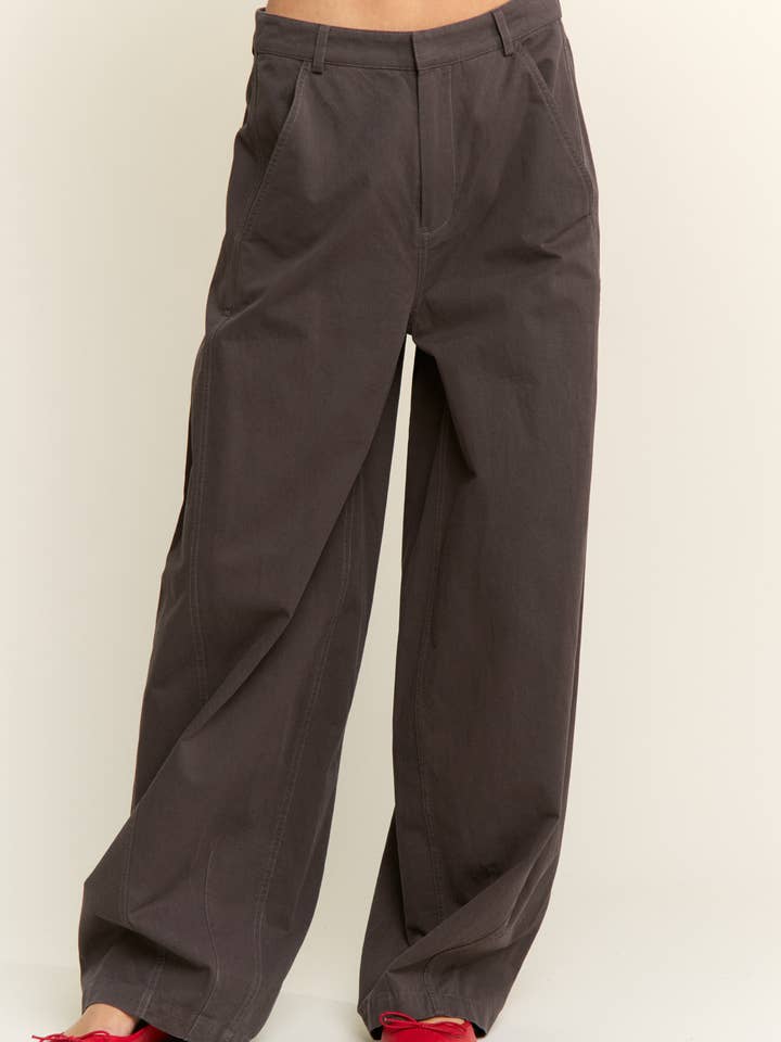 CANDESCENT - Wholesale Pants - Women's - High Rise Wide Leg Relaxed Pants6