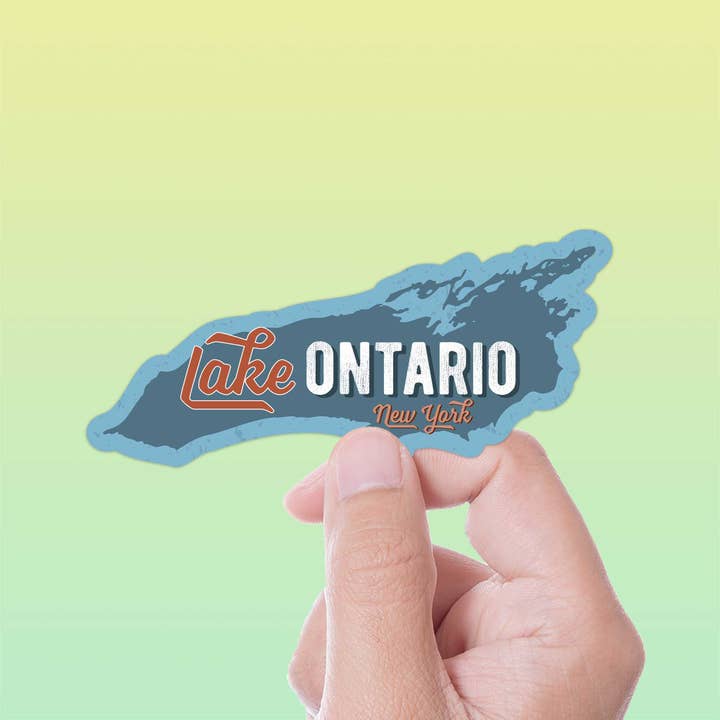 Sentinel Supply - Vente Autocollant - Autocollant pour pare-chocs du lac Ontario - Autocollant Great Lakes Upstate NY