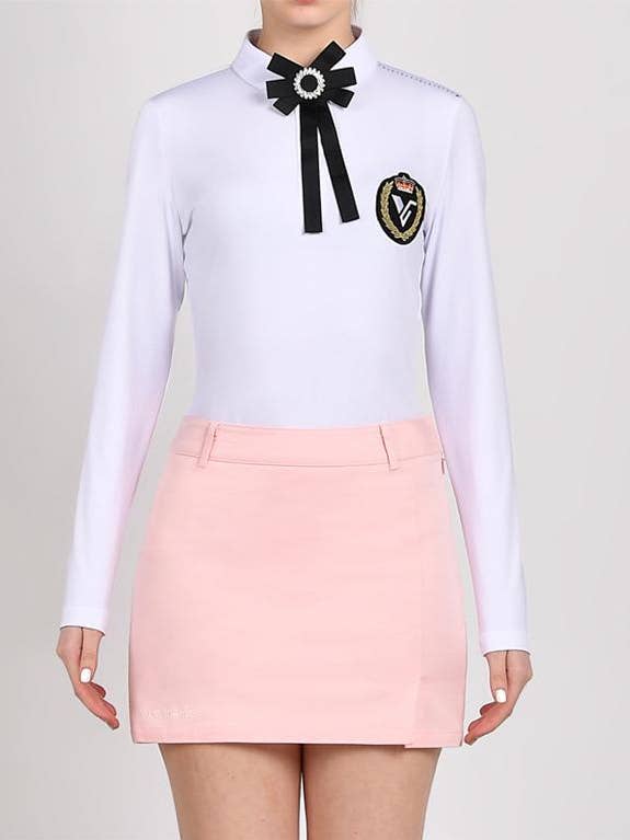 Women V Slim Skirt - Pink for wholesale by Nevermindall Golf