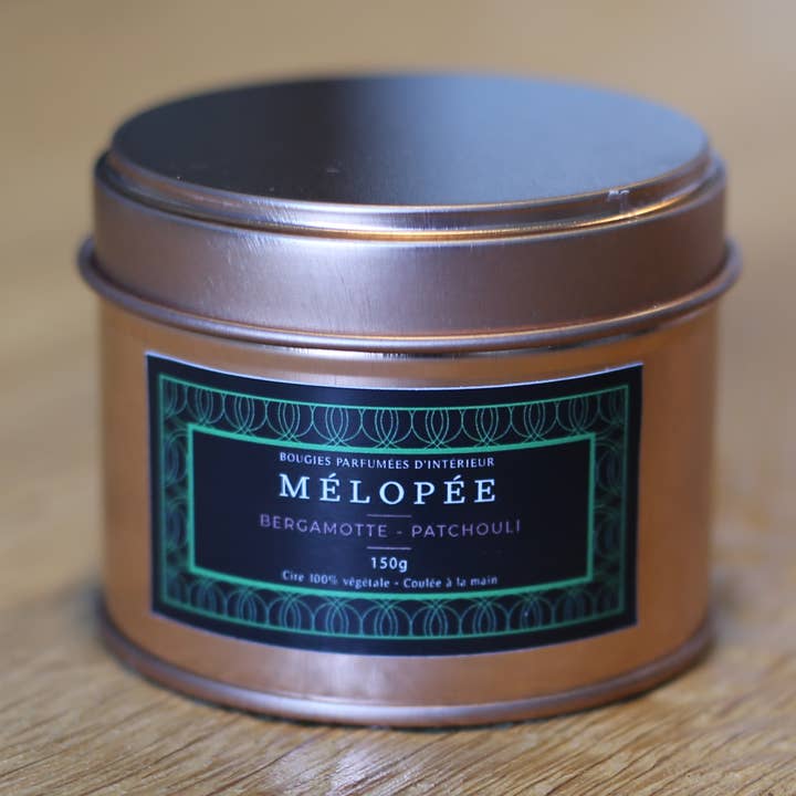 Vela vegana - Bergamota pequeno formato por atacado de MÉLOPÉE