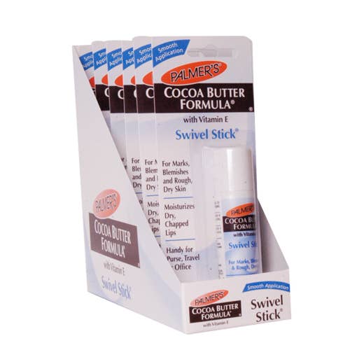 PALMER COCOA BUTTER SWIVEL STICK 6PC BOX SET 0.5OZ for wholesale by Majestic Wholesale