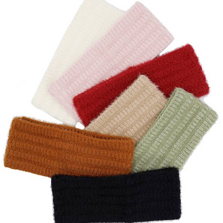 Faixa de cabeça em malha de cabo Fuzzy por atacado de 3AM BY H&D ACCESSORIES