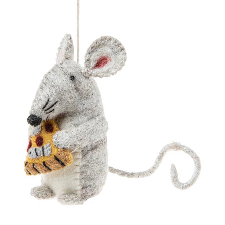 Rat à pizza en feutre pour la vente par Global Goods Partners