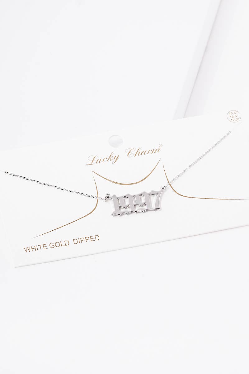 OHBOOBA DESIGN - Wholesale Pendant/Charm Necklace - Gold Plated Birth Year Necklace35