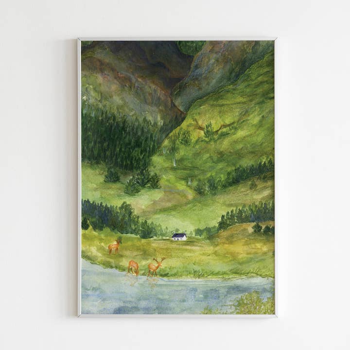 Impressão de Pranhsego por atacado de Hannah Green Illustration