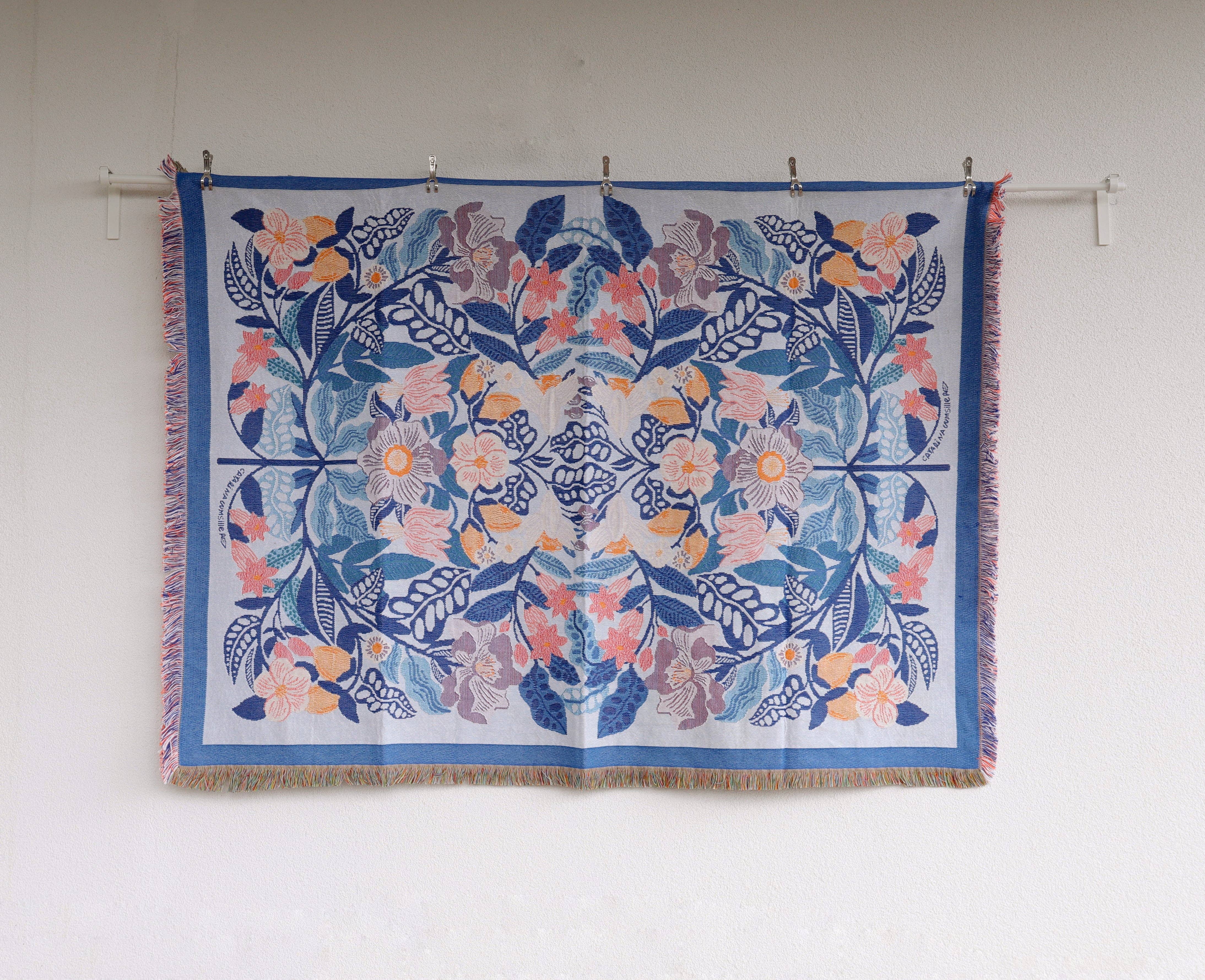 The BaiTay - Vente Plaids - Couverture Secret Garden2