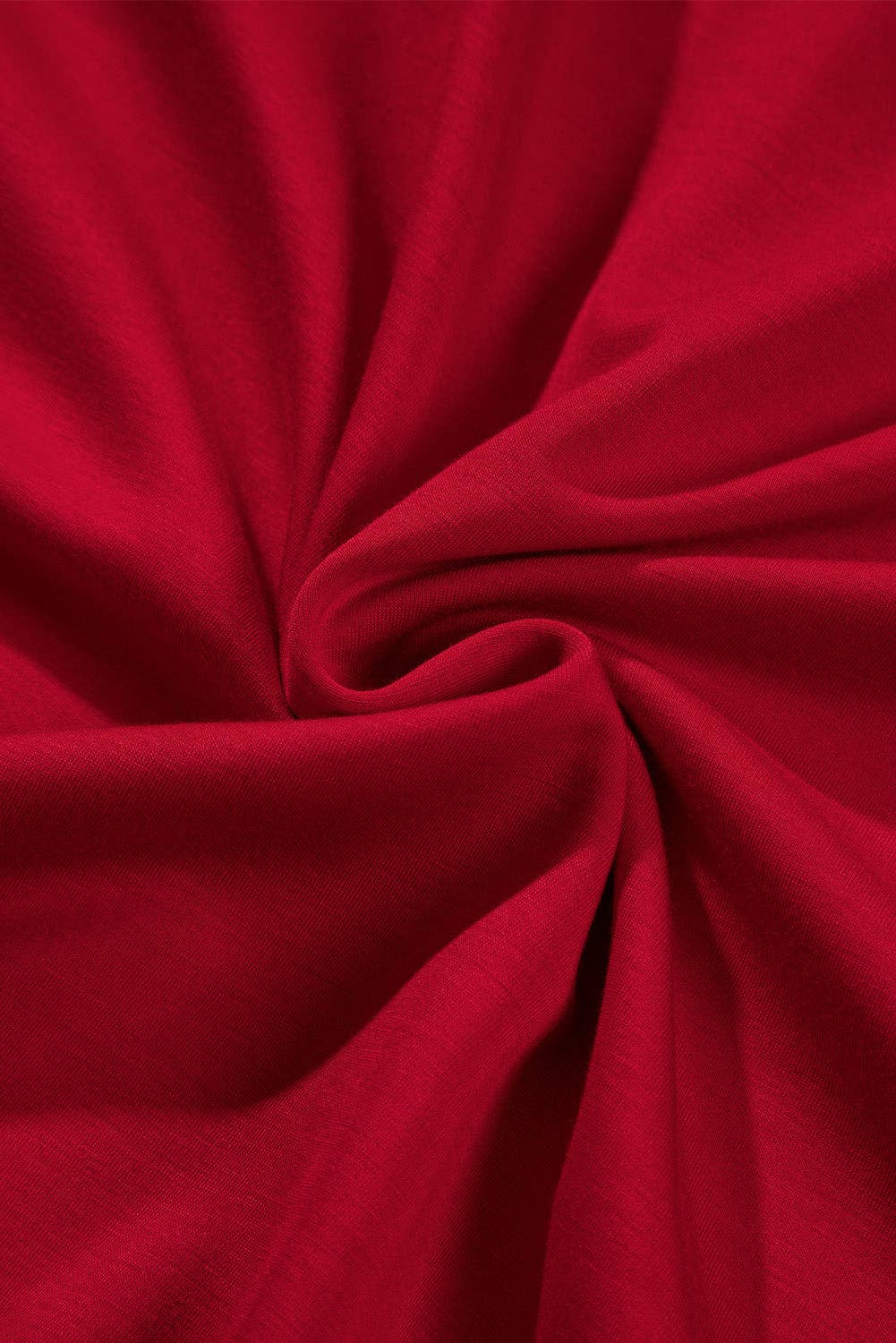 Fiery Red Solid Ruched Long Sleeve Midi Dress for wholesale on Faire9