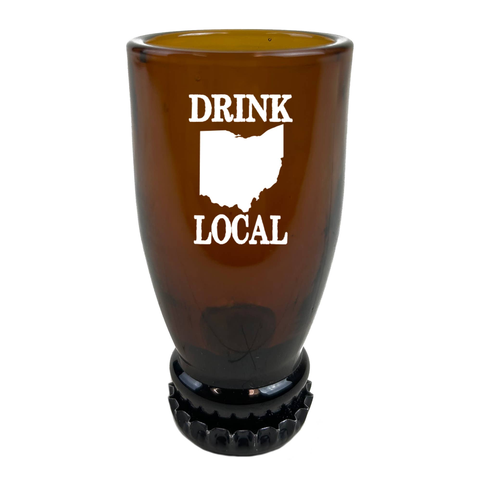 Torched Products - Wholesale Shot Glass - Drink Local Beer Bottle Shot Glass30