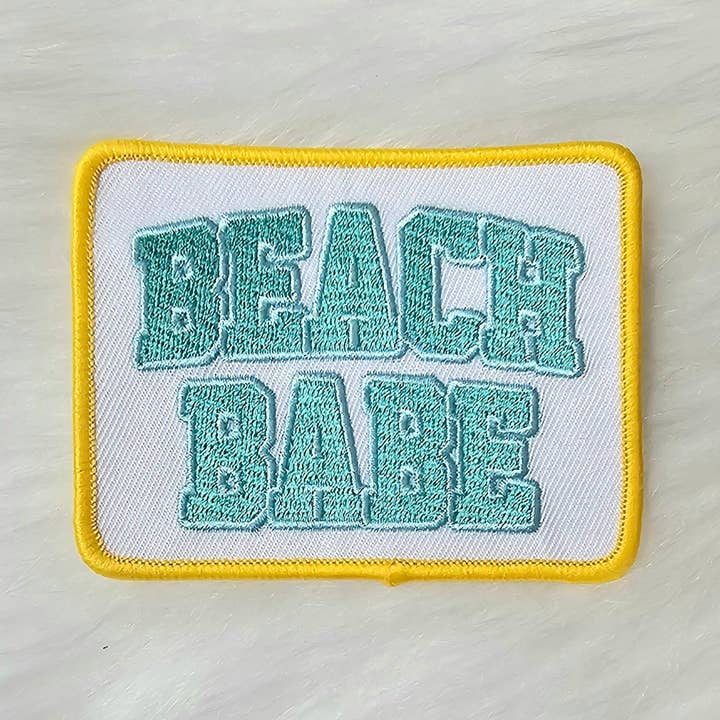 Scratch Decor - Wholesale Patch - Beach Babe Embroidery Iron On Patch1