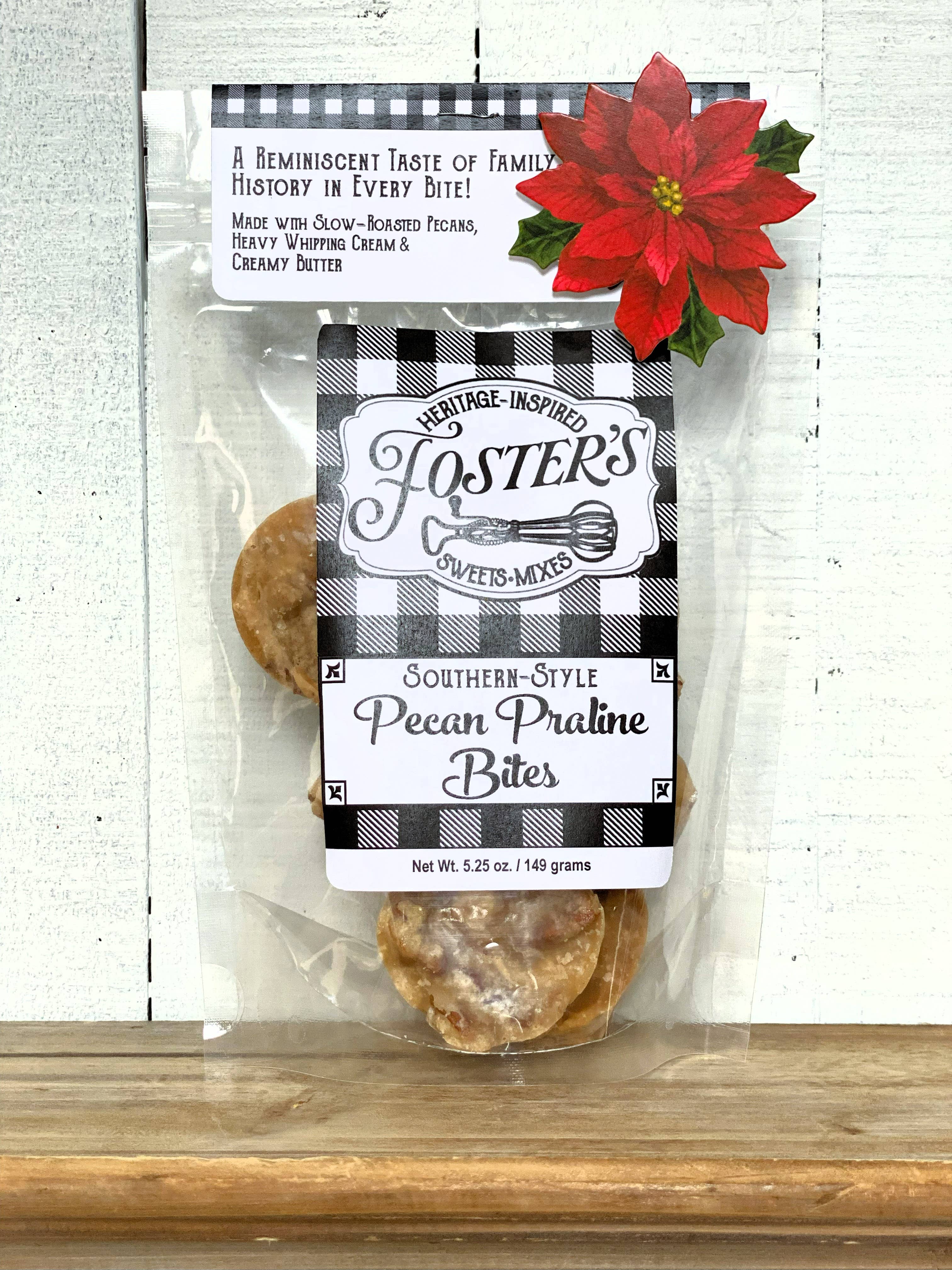 Foster's Heritage-Inspired Sweets & Mixes - Wholesale Caramel - Southern-Style Pecan Praline Bites3