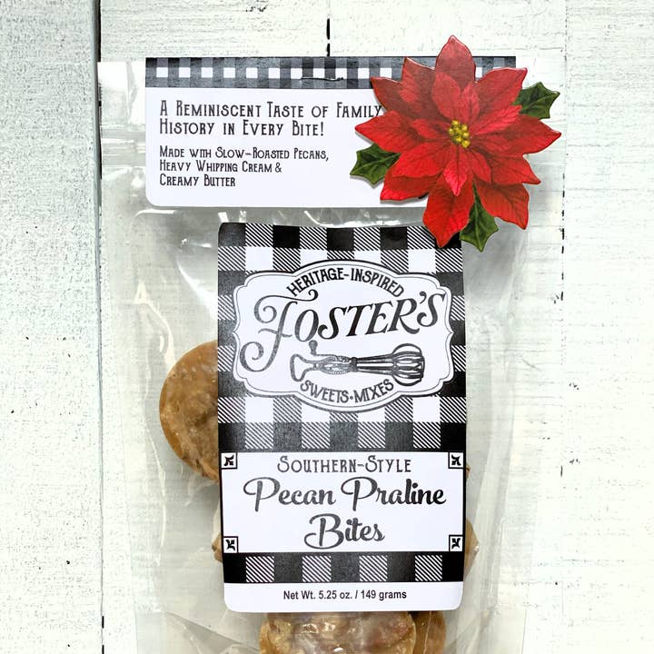 Foster's Heritage-Inspired Sweets & Mixes - Wholesale Caramel - Southern-Style Pecan Praline Bites3