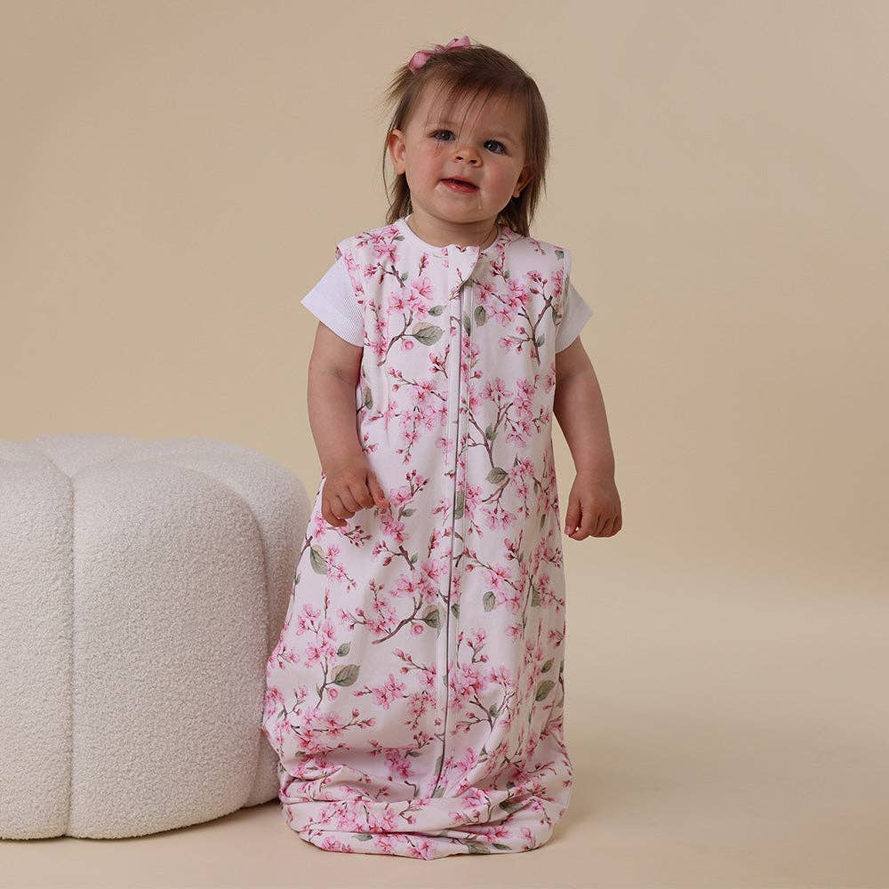 Snuggle Hunny - Wholesale Sleepsack - Baby - Cherry Blossom Organic Sleeping Bag 1.0 TOG2