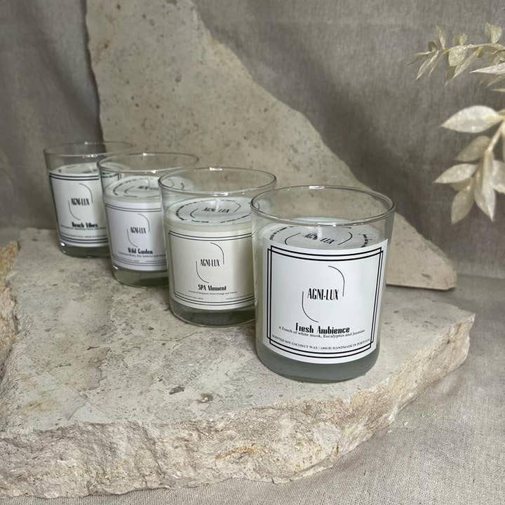Agnilux Premium Candles - Wholesale Jar/Filled Candle - Colecção Florescer Completa2