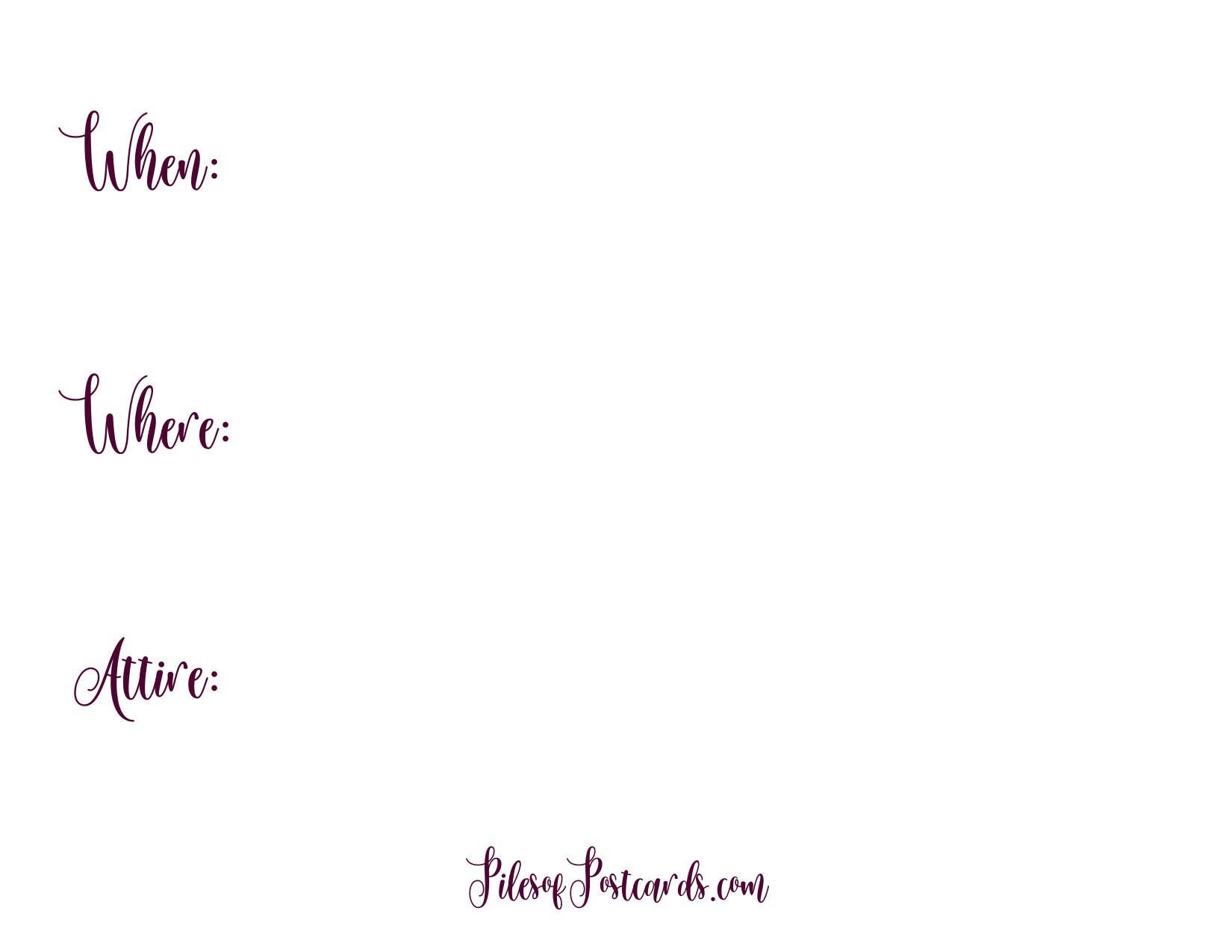 Piles of Postcards - Wholesale Invitations - Tea Party Invitations2