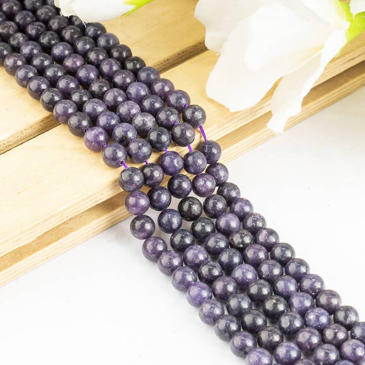Soothing Crystals Beads - Wholesale Beads - Crystal Jewelry Beads | Lepidolite | Healing Gemstone Beads8
