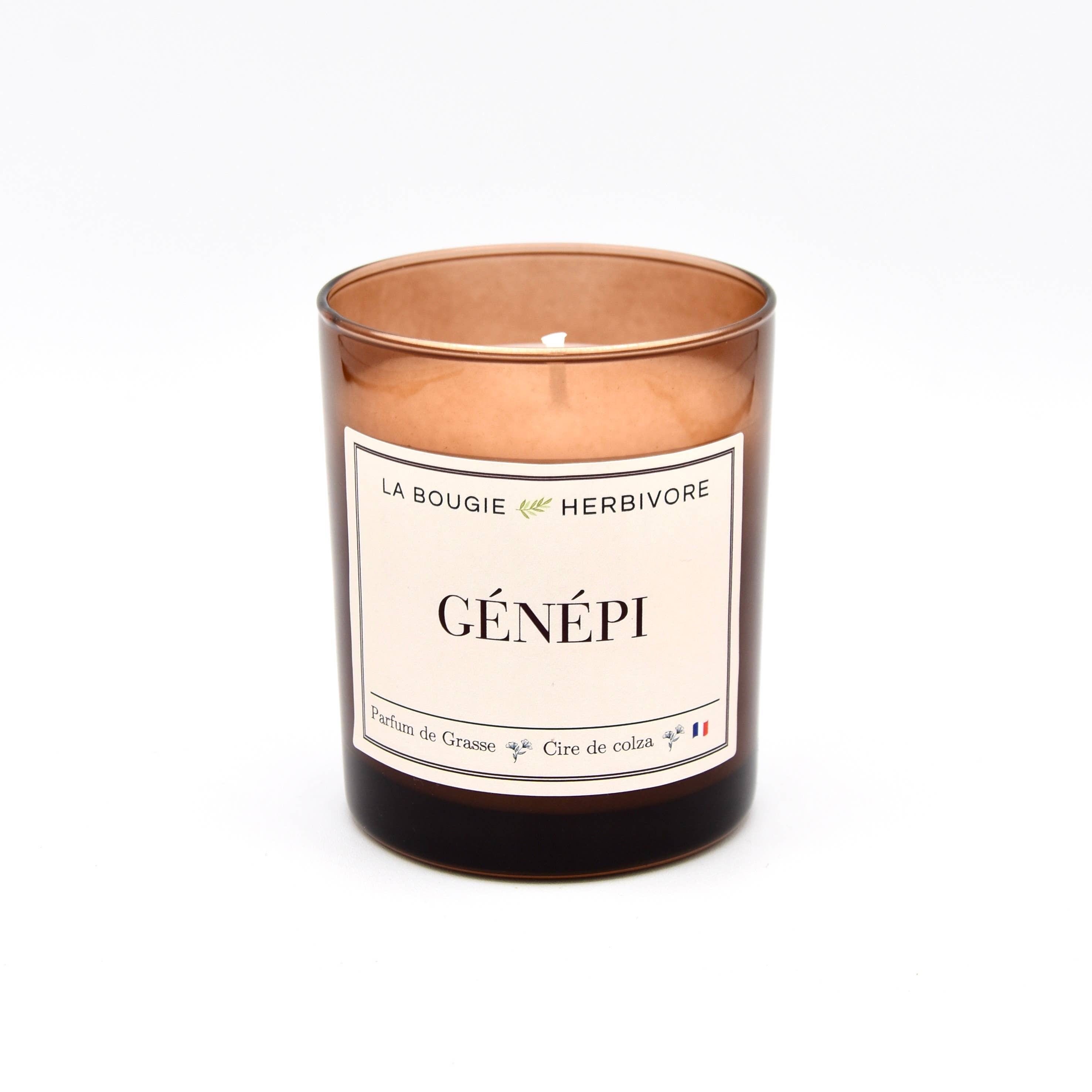 LA BOUGIE HERBIVORE - Venta al por mayor Velas en tarros - Vela aromática Génépi con cera ecológica de colza 180 g1