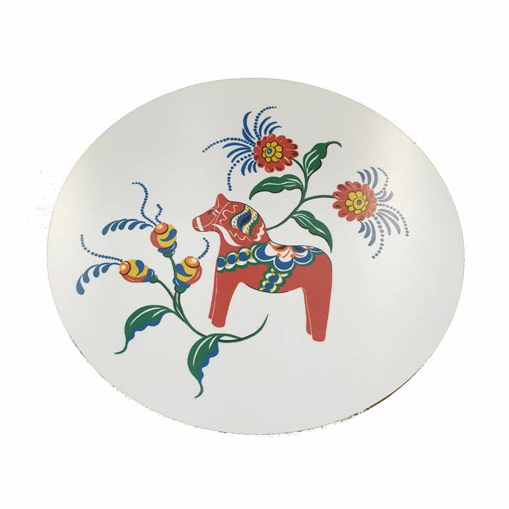 Leksand Offwhite Ronde Pannenonderzetter voor wholesale door Arvidssons Textil