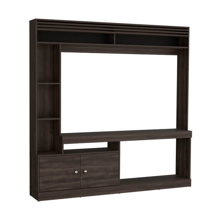 Dark Walnut Entertainment Center Dante, Tv Stand for Living Room for wholesale on Faire