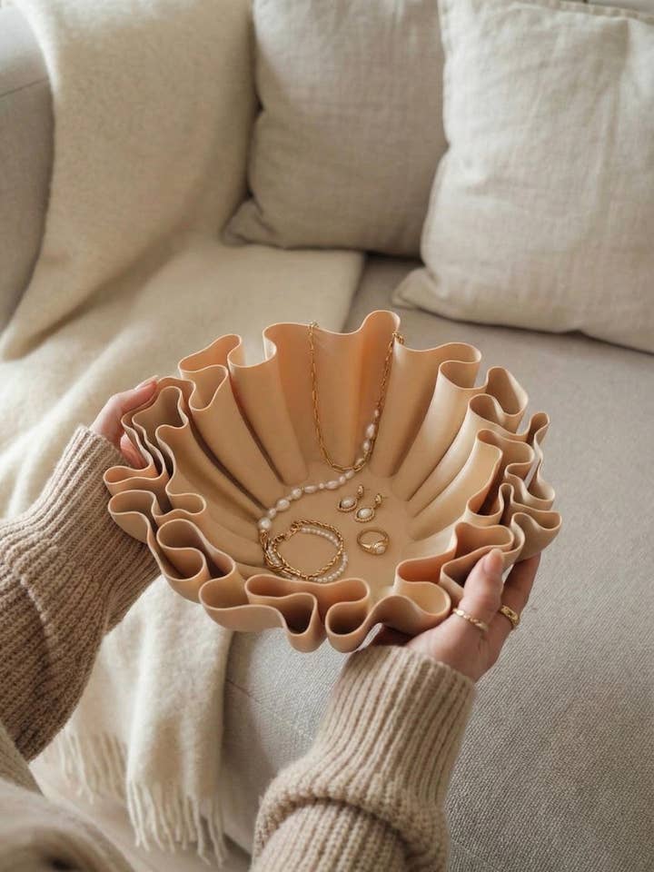 Bølget skål for engroshandel hos Meora Home