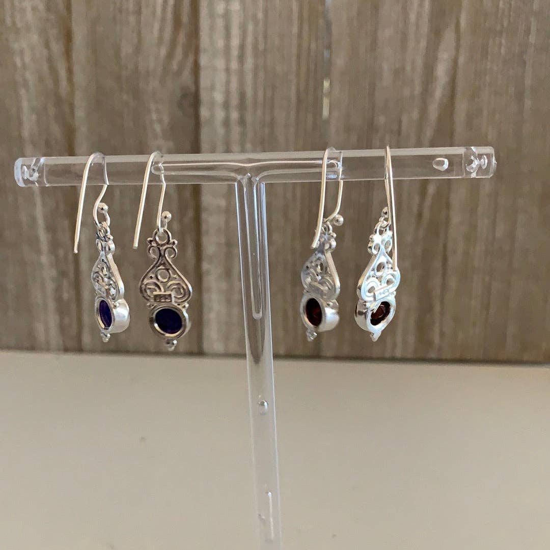 Keystone Crystals - Wholesale Dangle Earrings - Gemstone Sterling Silver Earrings19