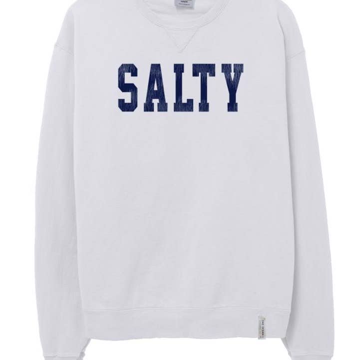 Salty Crewneck Sweatshirt for wholesale by One Ocean Apparel Co..