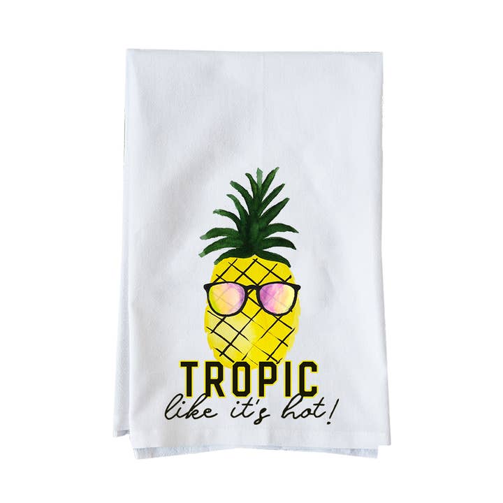 Tropic Like It's Hot Kitchen Towel for wholesale by Knollwood Lane