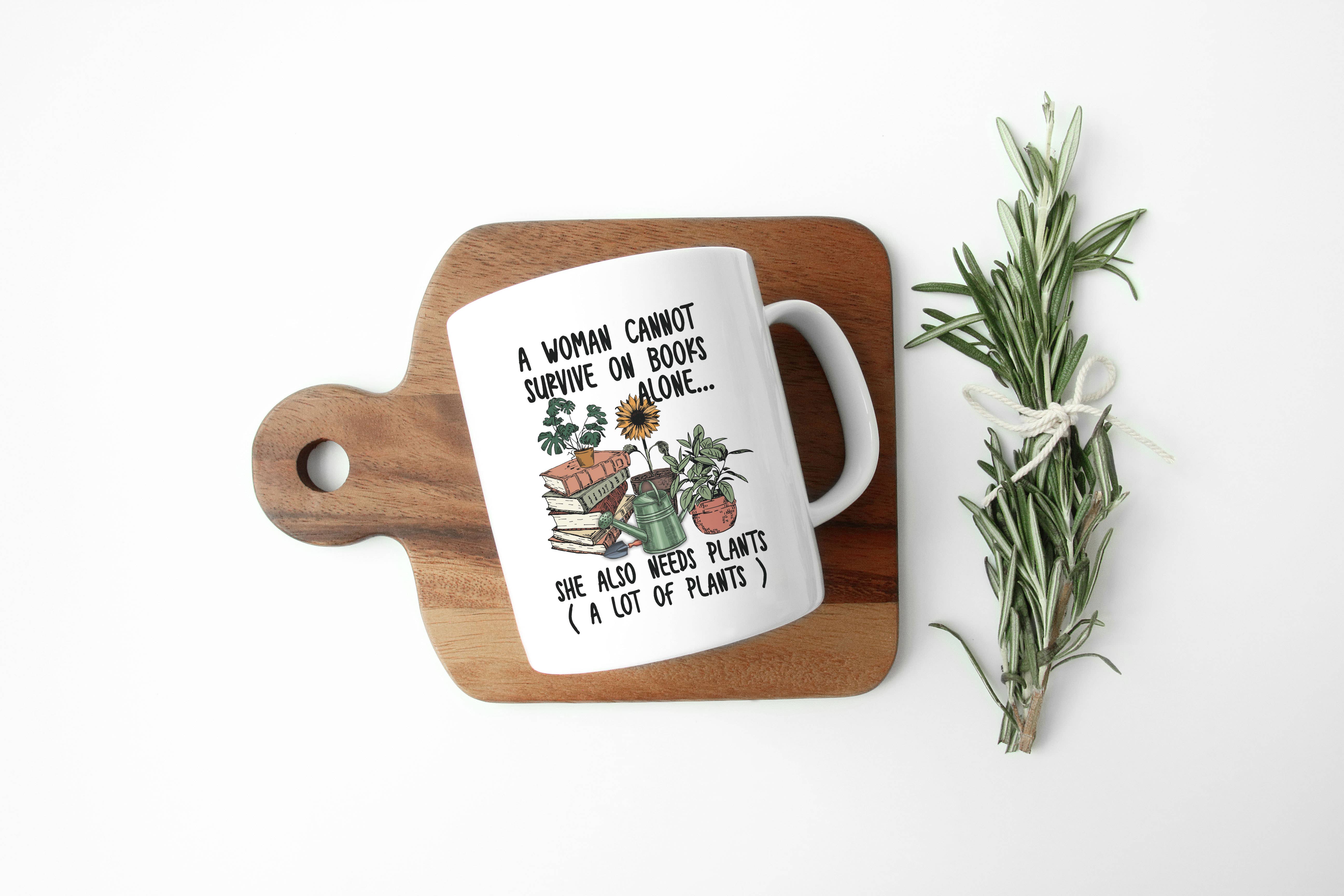 Canary Road - Wholesale Coffee Mug - Books and Plants Mug Funny Garden Gift Coffee Cup Bookish2