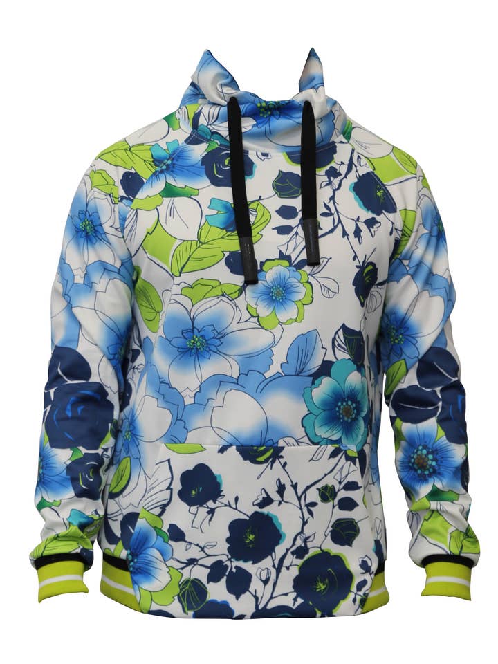 Printed Scuba Mock Neck for wholesale by OREN KASH