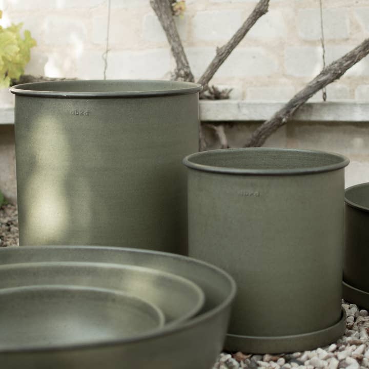 GRAND POT DE PLANTE (ensemble de 2) - vert pour la vente par DBKD