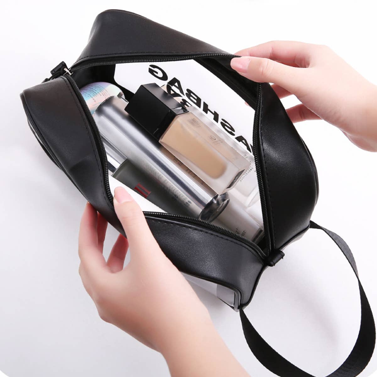 ACCITY - Wholesale Makeup/Cosmetic Bag - 3SET TRAVEL PORTABLE MAKEUP WASH BAG_CWAB05444