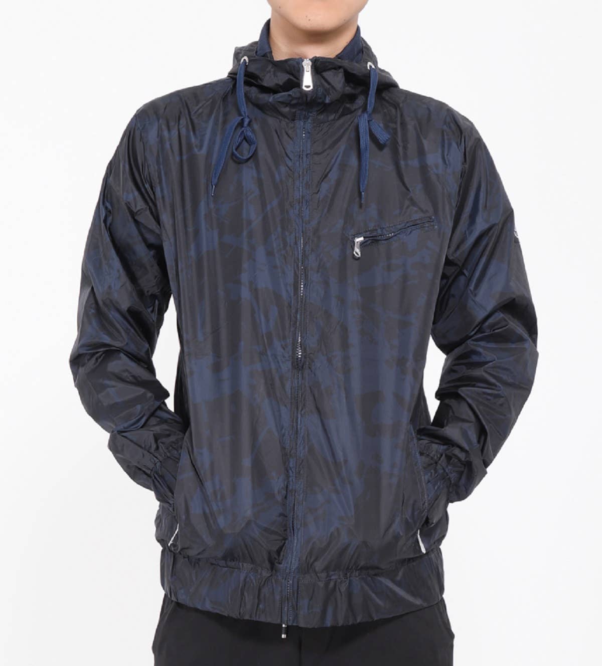 Navy Coupe Vent À Capuche Valalha-Navy en vente sur Faire0