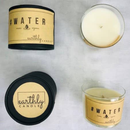 #Waterkaars – Mos en Ozon voor wholesale door Earthly Candle