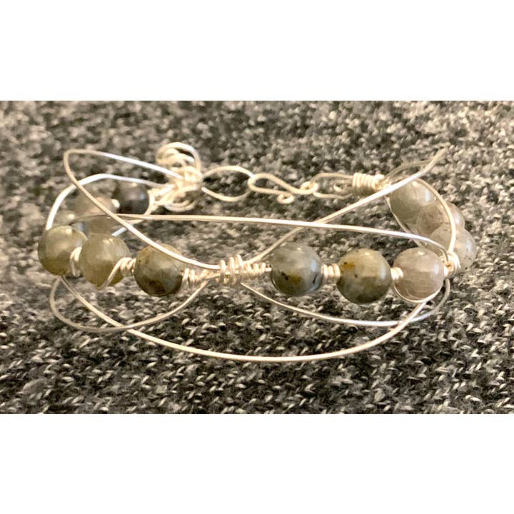 Handcrafted Labradorite Bracelet for wholesale by Calming Artistics