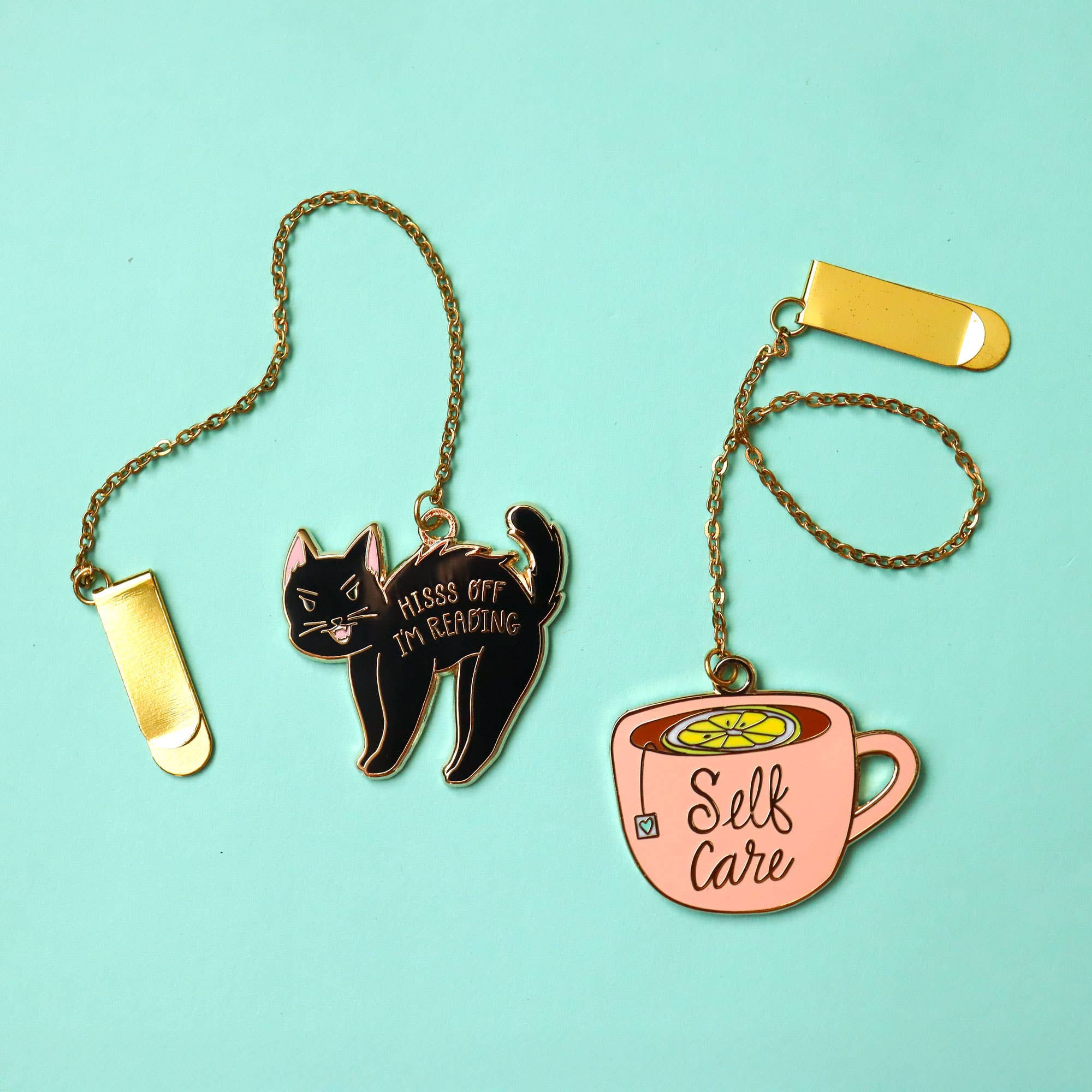 Pineapple Sundays Design Studio - Wholesale Bookmark - Self Care Mug Enamel Bookmark4