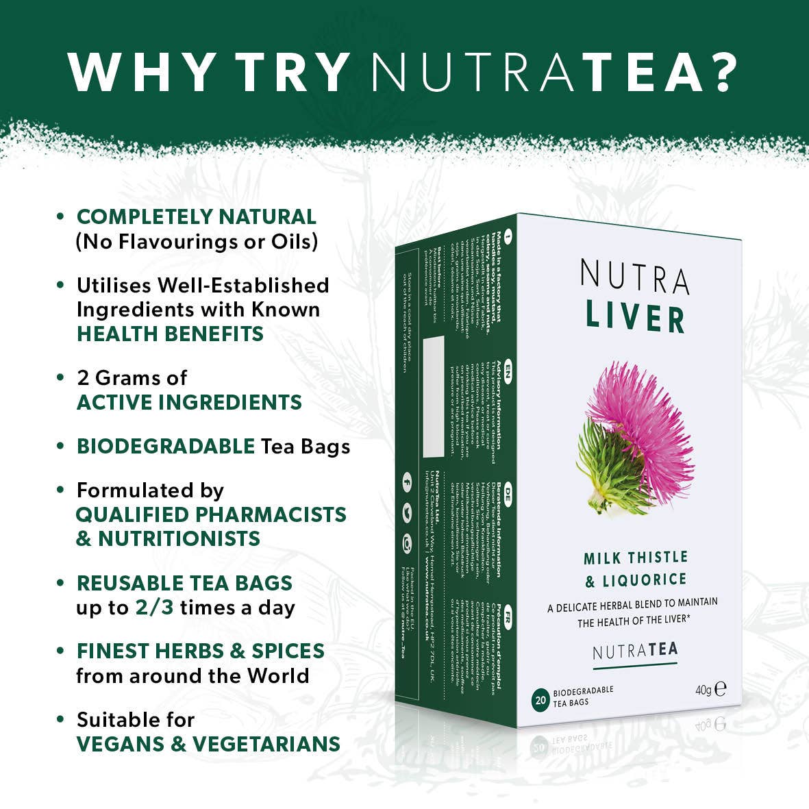 NutraTea – wholesale Health/detox tea – Nutra Liver Herbal Tea2