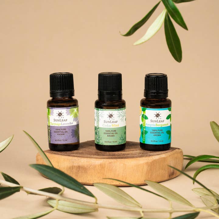 SunLeaf Naturals - Wholesale Essential Oil - Tranquil Garden Essential Oil Aroma Trio1