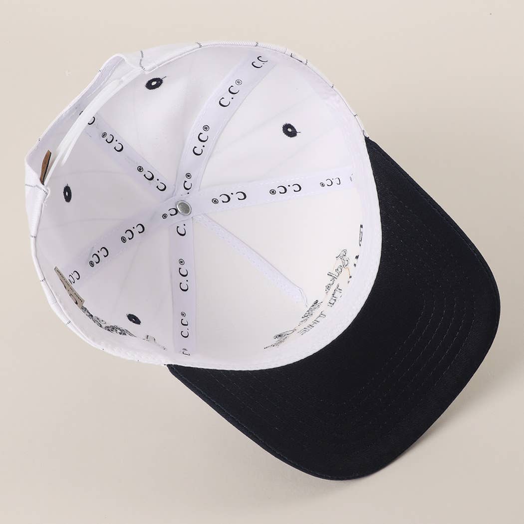 NAY WHT Take Me Out to the Ballgame Pinstripe Trucker Hat for wholesale on Faire5