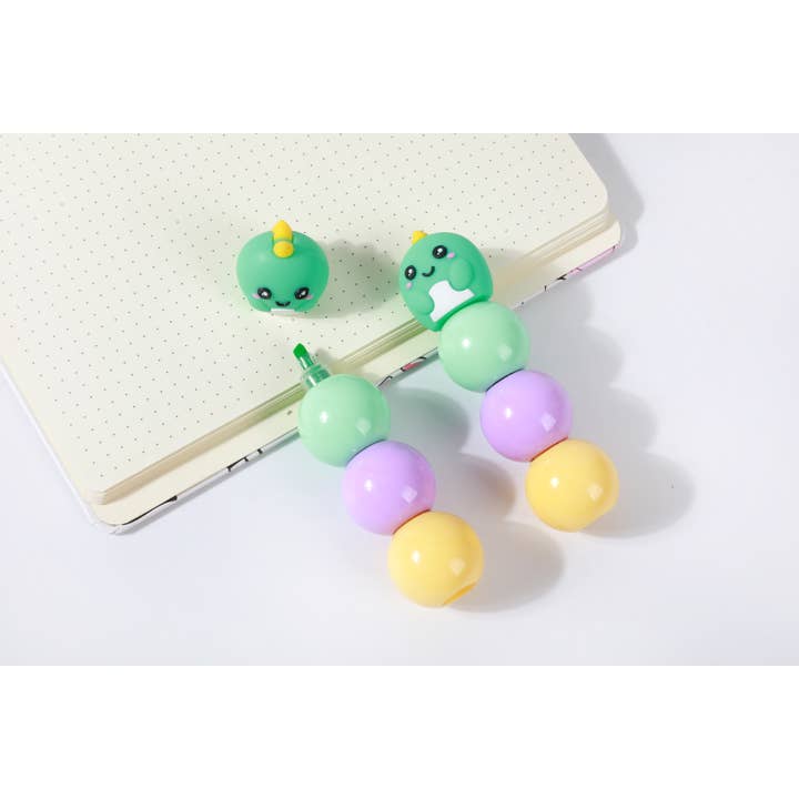 I-Total, I-Drink - Wholesale Retailer Display - Kids & Baby - Highlighters HELLO DINO - display 24 pcs7