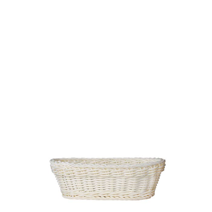 Fiorirà un giardino – wholesale Korg – Flätad Papperskorg i Polypropen Vit Färg