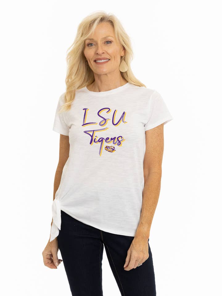 LSU Tigers Sophie Tee for wholesale by Flying Colors Apparel