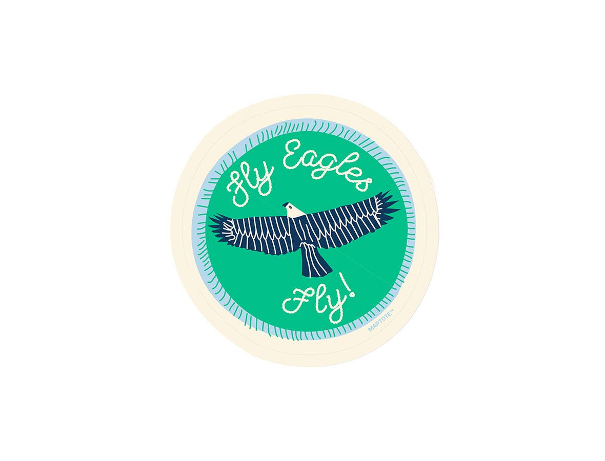 Maptote - Wholesale Sticker - Philadelphia Fly Eagles Fly Sticker